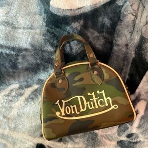 SOLD Von Dutch camo mini bag